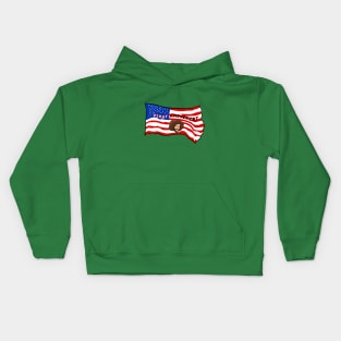 American Flag First Amendment Kids Hoodie